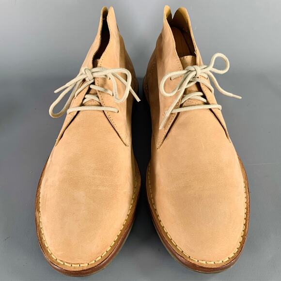 COLE HAAN Size 9.5 Tan Suede Lace-Up Chukka Ankle Boots main image 7